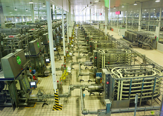 China Geautomatiseerde Baksteen - Vorm Verpakte Zuivelproductielijn voor Zuivere/Opnieuw samengestelde Melk leverancier